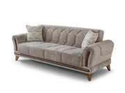 Bodrum 3-pieces (Sofa & Loveseat & Chair) Livingroom Set in Beige - 200-ST-BOD-HENRY07-321