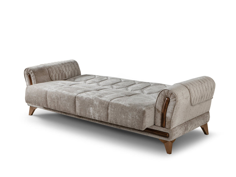 Bodrum 3-pieces (Sofa & Loveseat & Chair) Livingroom Set in Beige - 200-ST-BOD-HENRY07-321