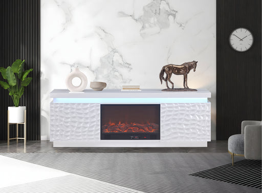 Bogota White Tv Stand - BOGOTA-WH-TVS