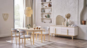 Boheems Expandable Dining Table (Walnut) - 22BHS3155ZHZH