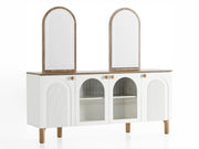 Bohem 6 Person Dining Room Set - Gate FurnitureDining Room Sets