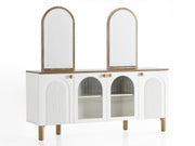 Bohem 6 Person Dining Room Set - Gate FurnitureDining Room Sets