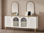 Bohem 6 Person Dining Room Set - Gate FurnitureDining Room Sets