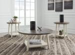 Bolanbrook Two - tone Table (Set of 3) - Gate FurnitureOccasional Table Set