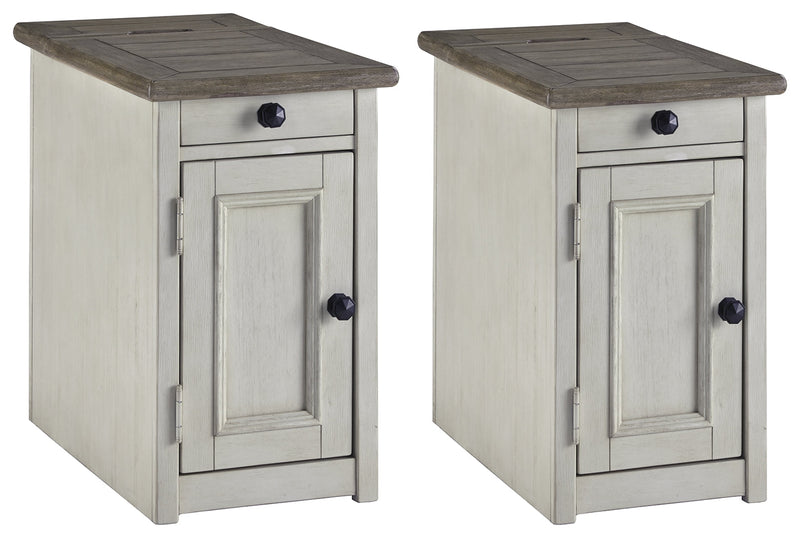 Bolanburg 2 End Tables in Two-tone - PKG008434