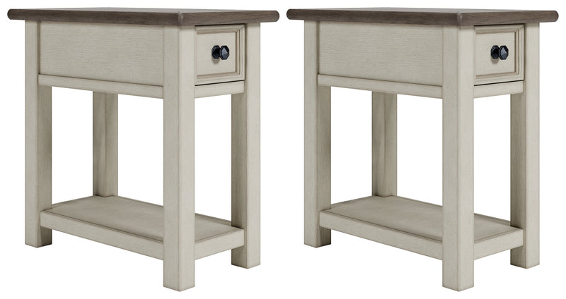 Bolanburg 2 End Tables in Two-tone - PKG010340