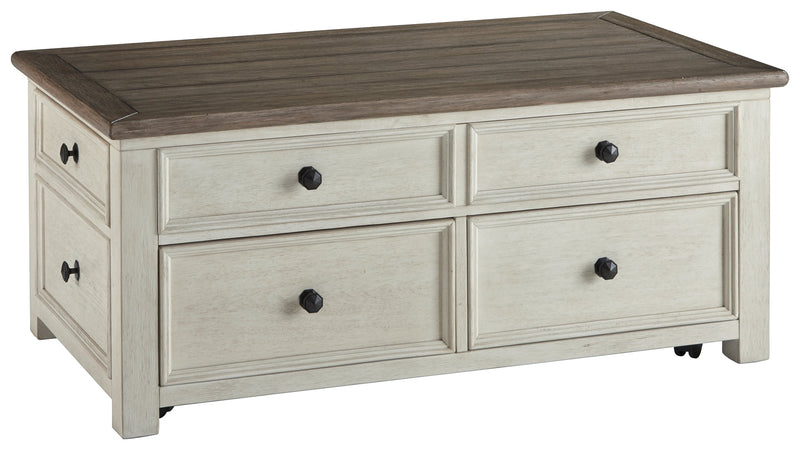Bolanburg Coffee Table with 1 End Table in Two-tone - PKG008657