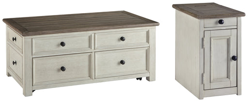 Bolanburg Coffee Table with 1 End Table in Two-tone - PKG008657