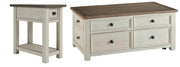 Bolanburg Coffee Table with 1 End Table in Two-tone - PKG010342