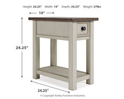Bolanburg Coffee Table with 1 End Table in Two-tone - PKG010342