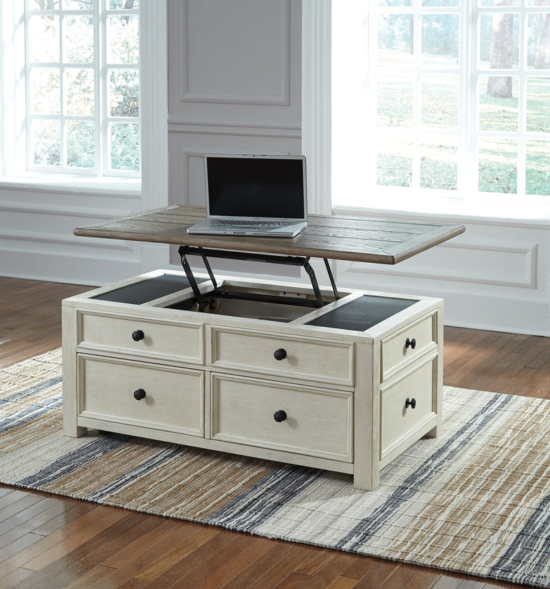 Bolanburg Coffee Table with 2 End Tables in Two-tone - PKG010341