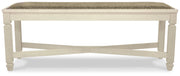 Bolanburg Dining Table and 4 Chairs and Bench in Two-tone from Ashley - Luna Furniture