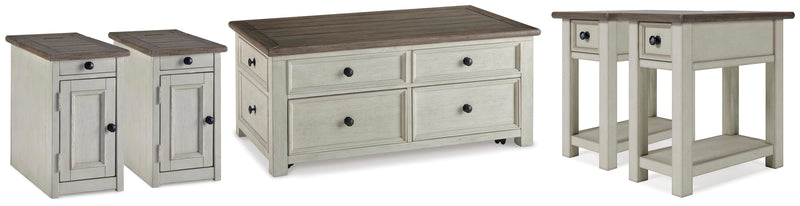 Bolanburg Two-tone 5-Piece Occasional Table Set - T637T5