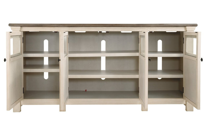 Bolanburg Two - tone 74" TV Stand - Gate FurnitureTV Stand