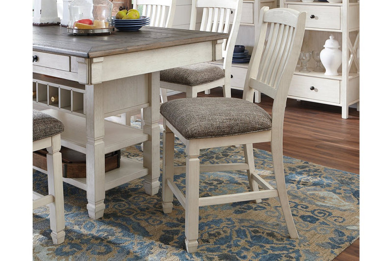 Bolanburg Two - tone Counter Height Bar Stool (Set of 2) - Gate FurnitureBarstool