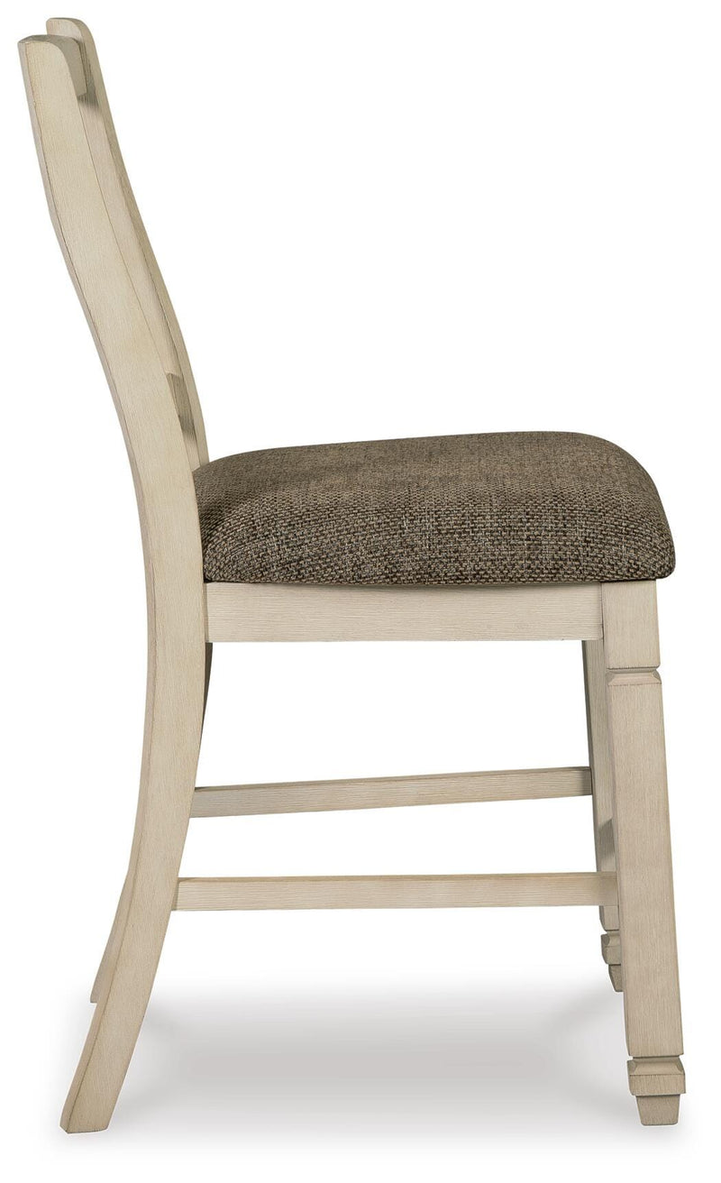Bolanburg Two-tone Counter Height Bar Stool (Set of 2) - D647-124X2