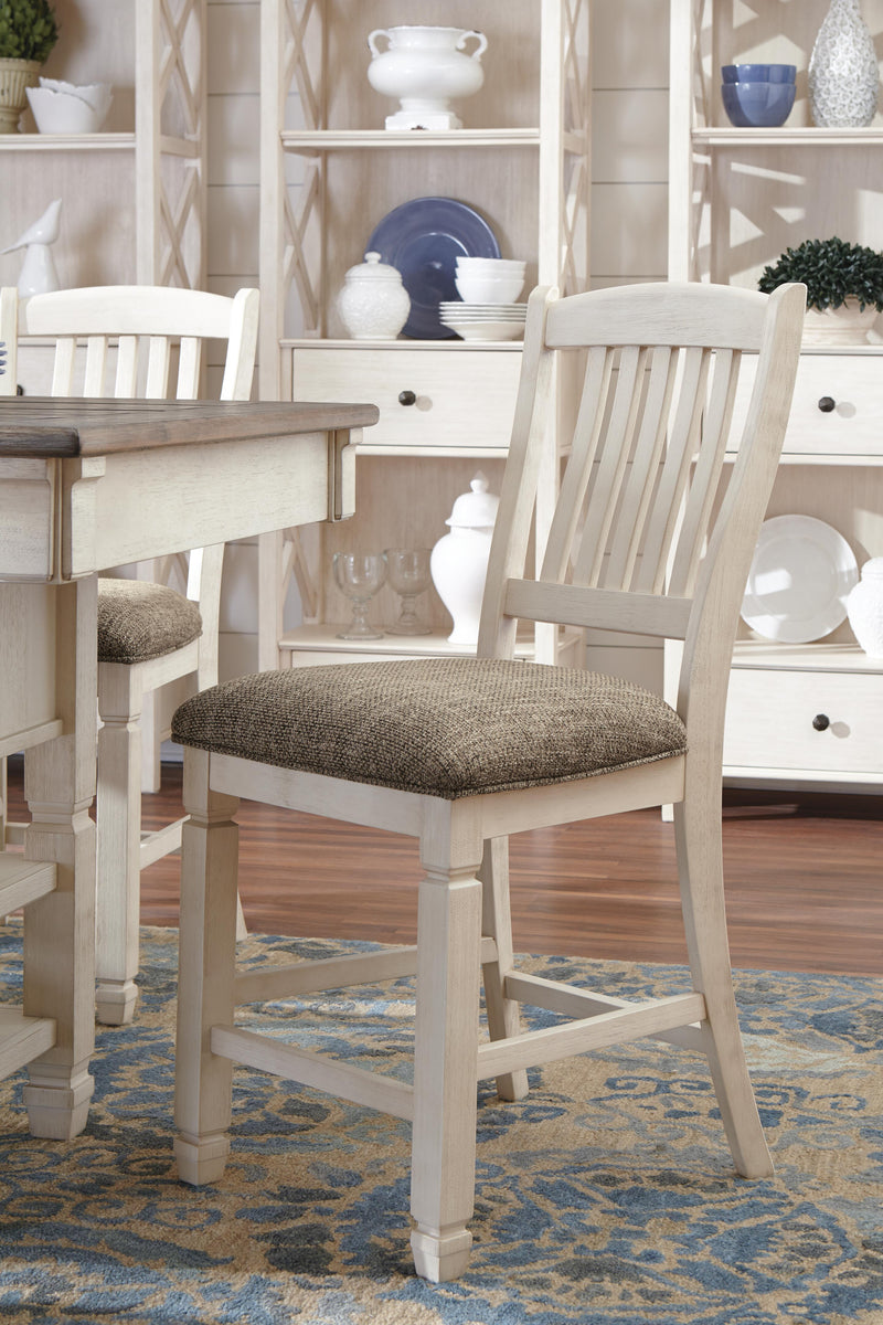 Bolanburg Two-tone Counter Height Bar Stool (Set of 2) - D647-124X2