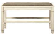 Bolanburg Two - tone Counter Height Dining Bench - Gate FurnitureAccent Bench
