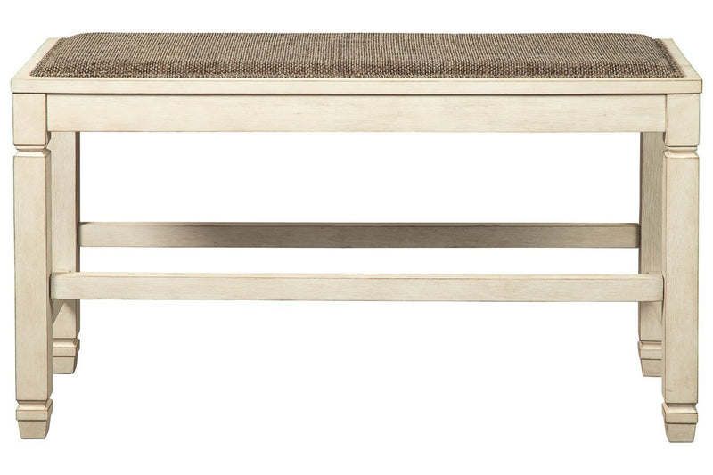 Bolanburg Two - tone Counter Height Dining Bench - Gate FurnitureAccent Bench