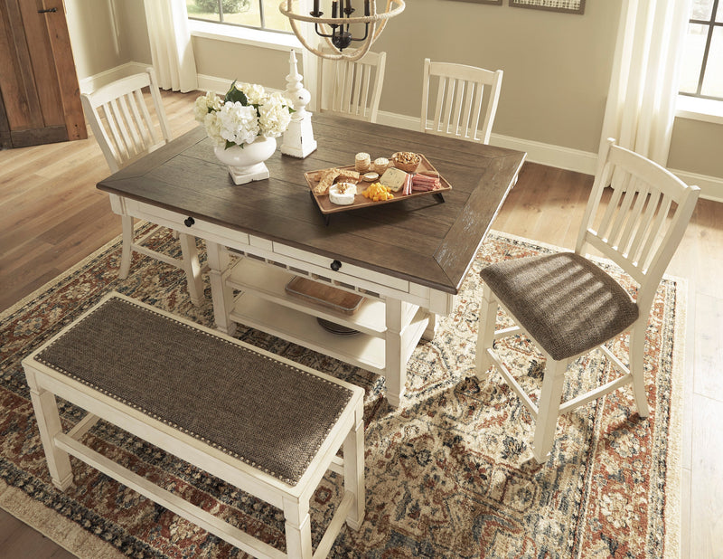 Bolanburg Two - tone Counter Height Set - Gate FurnitureCounter Height Set
