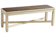 Bolanburg Two - tone Dining Bench - Gate FurnitureAccent Bench