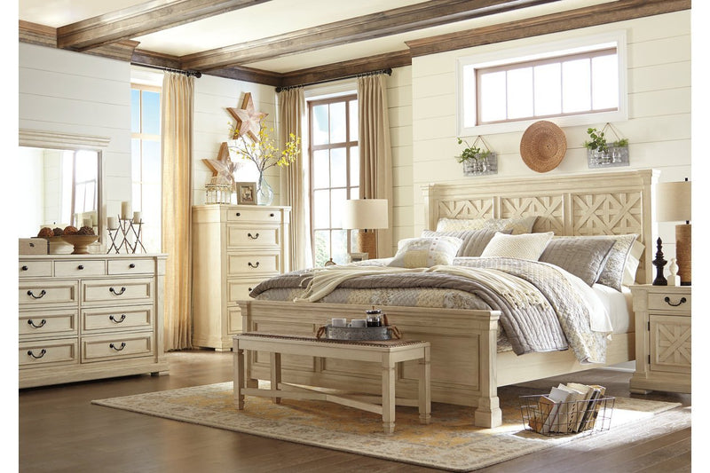 Bolanburg Two - tone Dining Bench - Gate FurnitureAccent Bench