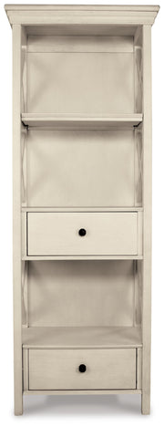 Bolanburg Two-tone Dining Table, 4 Chairs, Bench, Server and Display Cabinet - D647D24