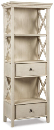 Bolanburg Two-tone Dining Table, 4 Chairs, Bench, Server and Display Cabinet - D647D24