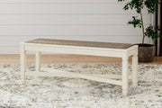 Bolanburg Two-tone Dining Table, 4 Chairs, Bench, Server and Display Cabinet - D647D24