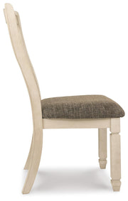 Bolanburg Two-tone Dining Table, 6 Chairs, and Bench - D647D26