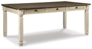 Bolanburg Two-tone Dining Table and 6 Chairs with Server - D647D22