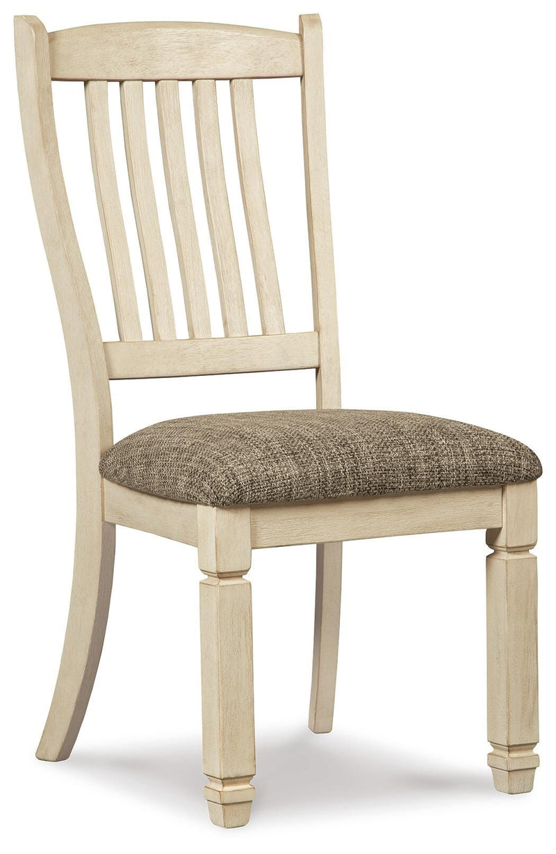 Bolanburg Two-tone Dining Table and 6 Chairs with Server - D647D22