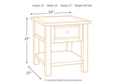 Bolanburg Two - tone End Table - Gate FurnitureEnd Table
