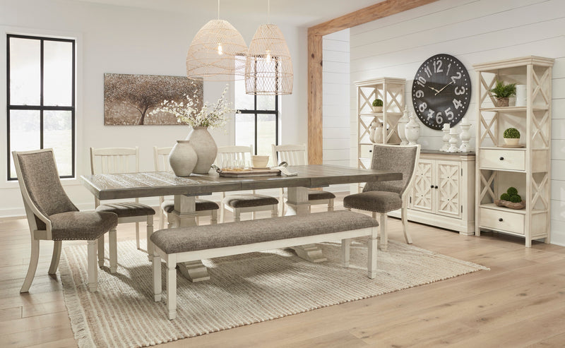 Bolanburg Two - tone Extendable Dining Set - Gate FurnitureDining Room Set