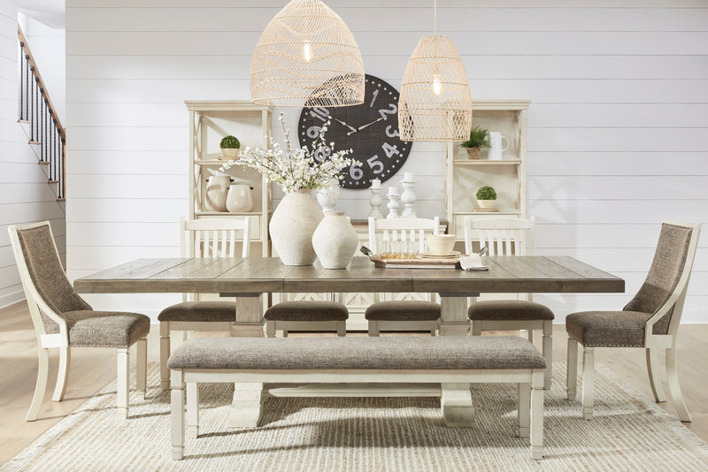 Bolanburg Two - tone Extendable Dining Set - Gate FurnitureDining Room Set