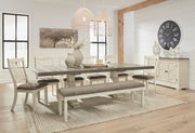Bolanburg Two - tone Extendable Dining Set - Gate FurnitureDining Room Set