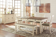 Bolanburg Two - tone Rectangular Dining Set - Gate FurnitureDining Room Set