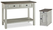 Bolanburg Two-tone Sofa Table and Chair Side End Table - T637T7