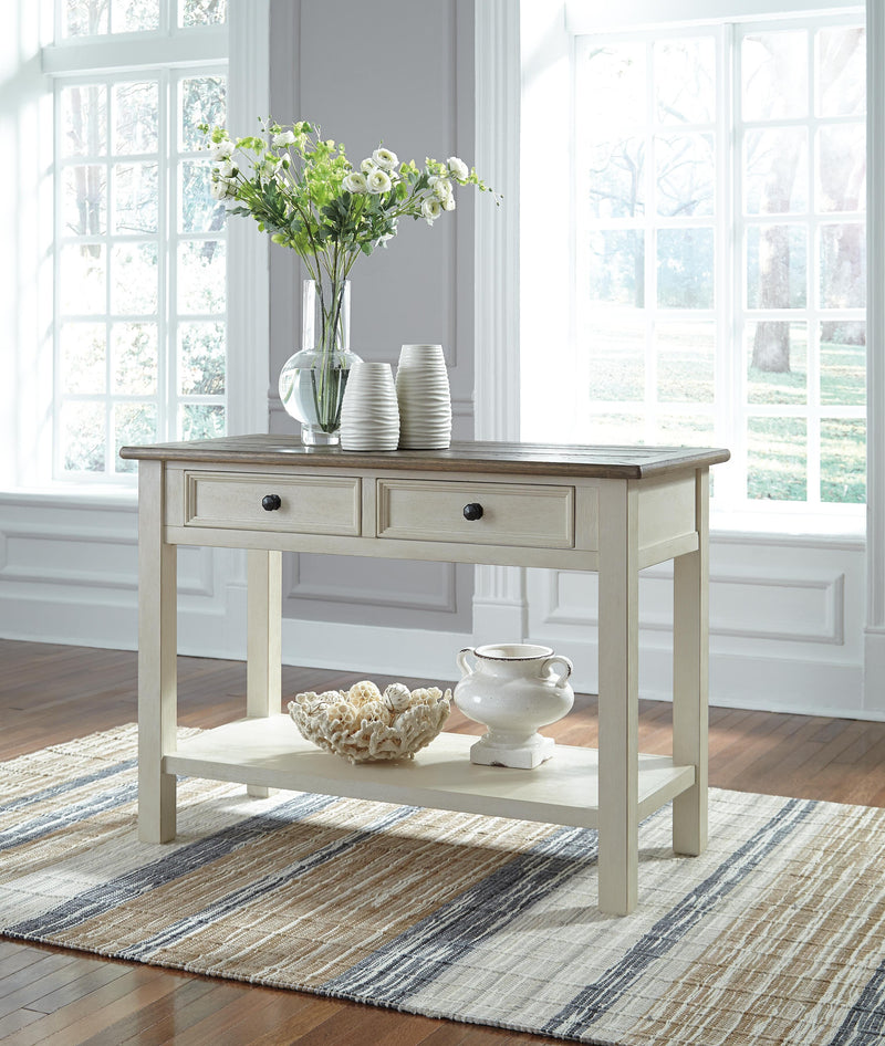 Bolanburg Two-tone Sofa Table and Chair Side End Table - T637T7