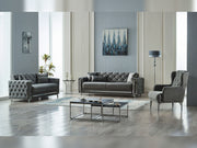 Bolivya 3-pieces (Sofa & Loveseat & Chair) Livingroom Set Grey in Grey - 101-BOL-AN152-321