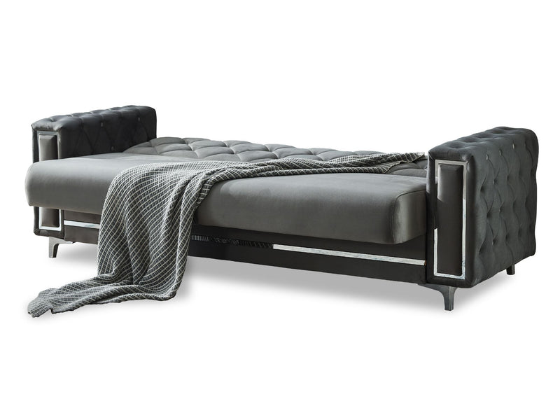 Bolivya 3-pieces (Sofa & Loveseat & Chair) Livingroom Set Grey in Grey - 101-BOL-AN152-321