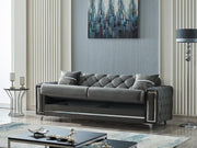 Bolivya 88" Wide Tufted Convertible Sofa - Gate FurnitureSofas
