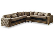 Bolivya Convertible Sectional Sofa Beige in Beige - 105-BOL-ANK153-5