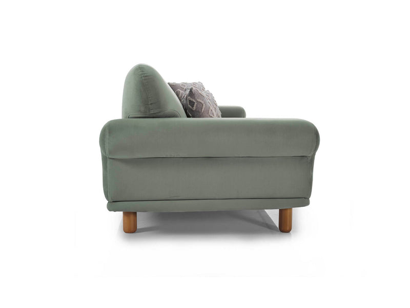 Bolly 4-pieces (2 Sofa & 2 Chair) Livingroom in Green - 200-ELI-BOL-T-912-3311