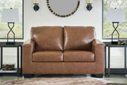 Bolsena Caramel Leather Living Room Set - Gate FurnitureLiving Room Set