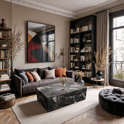 Bolzano Marble Coffee Table in Black - 251Black-CT