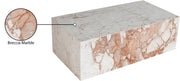 Bolzano Marble Coffee Table in Breccia - 251Breccia-CT
