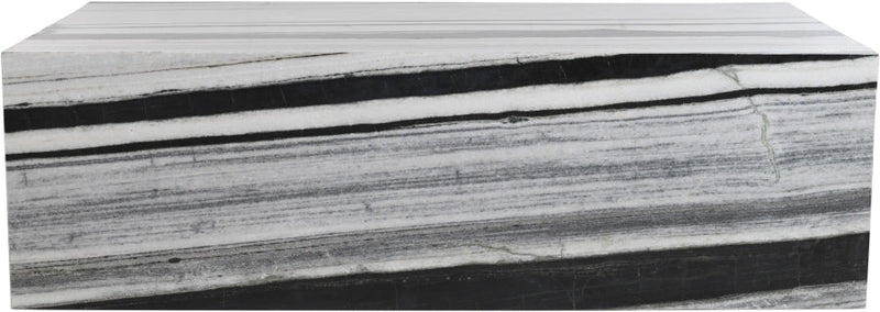 Bolzano Marble Coffee Table in Panda - 251Panda-CT