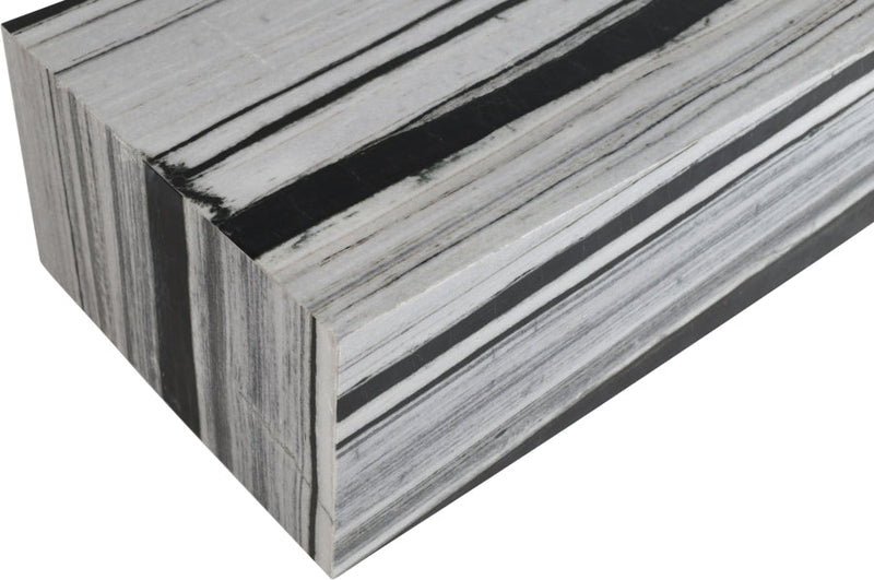 Bolzano Marble Coffee Table in Panda - 251Panda-CT
