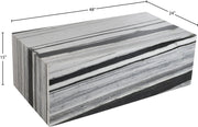 Bolzano Marble Coffee Table in Panda - 251Panda-CT